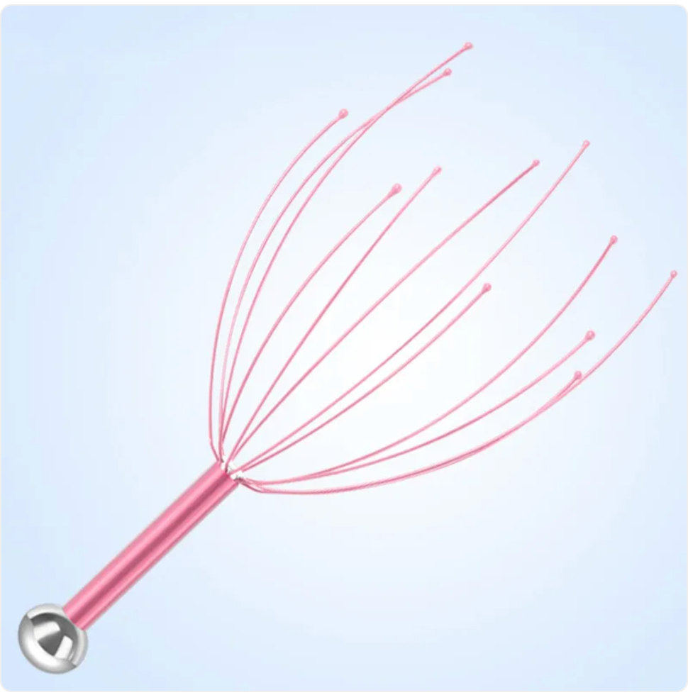 Ajoré Octopus Scalp Massager — Stress Relief Head Massage Tool for Blood Circulation & Relaxation
