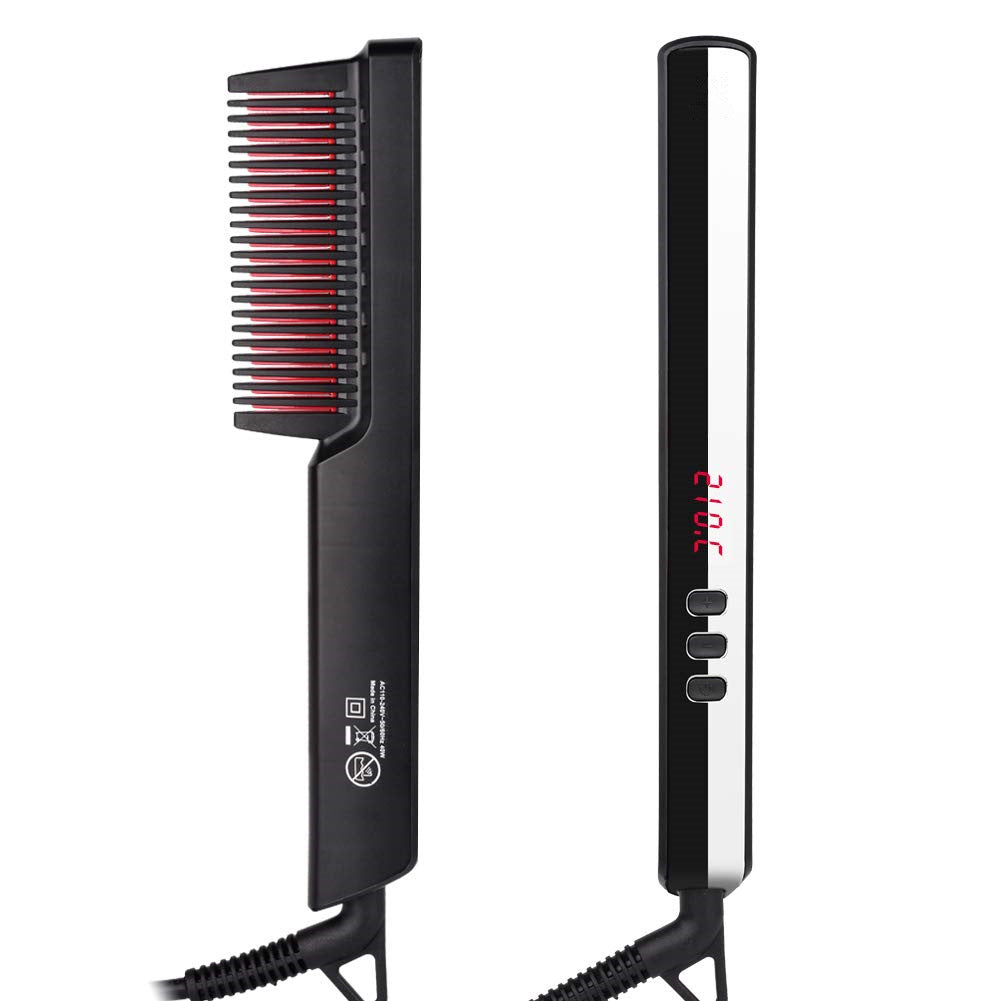 Ajoré Multifunctional Hair Straightening Comb with Essential Oil — Salon Quality Styling Tool for Men & Women