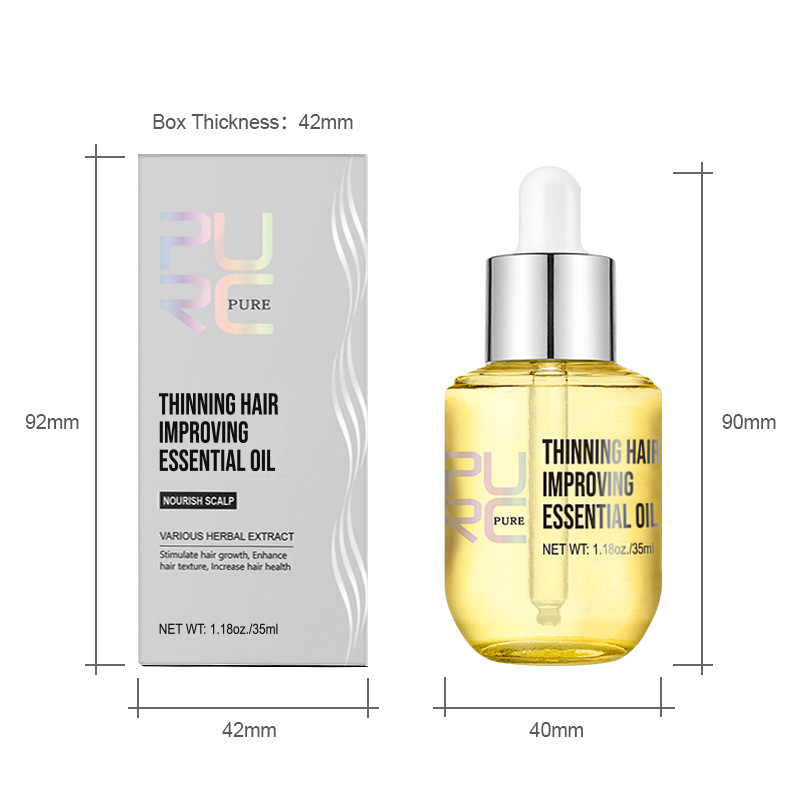 Ajoré PURC Ginger Hair Growth Oil — Natural Scalp Treatment for Thinning Hair & Hair Loss