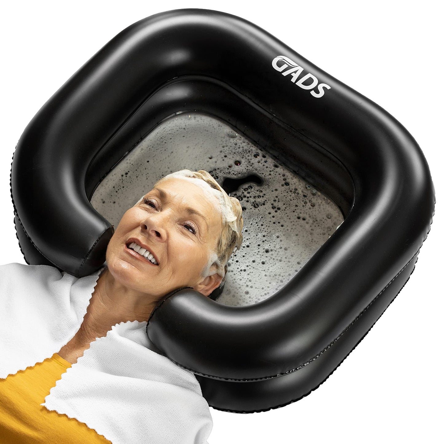 Ajoré Portable Inflatable Shampoo Basin — Hair Washing Bowl for Bedridden Elderly Disabled & Dreadlocks