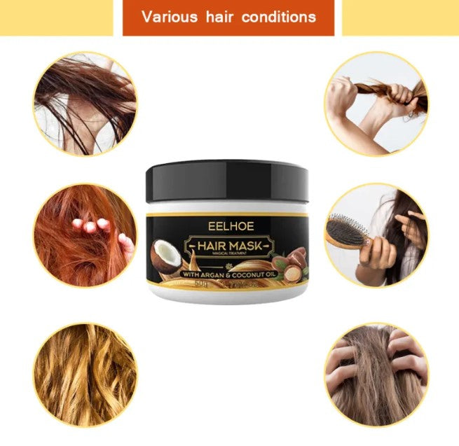 Ajoré Hair Mask — Elastin Styling & Nourishing Hair Care Essential Oil Treatment