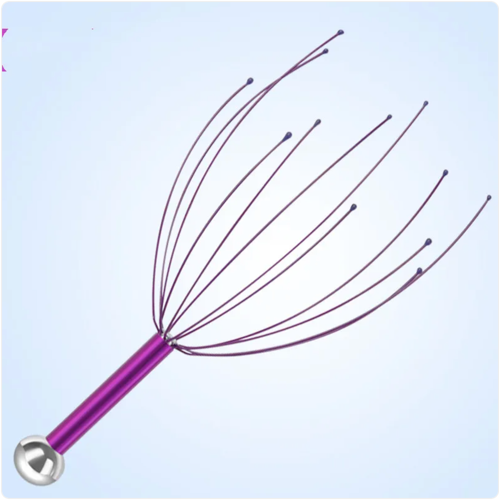 Ajoré Octopus Scalp Massager — Stress Relief Head Massage Tool for Blood Circulation & Relaxation