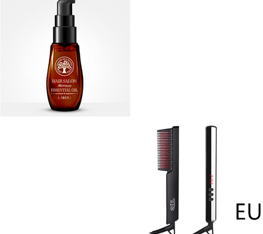 Ajoré Multifunctional Hair Straightening Comb with Essential Oil — Salon Quality Styling Tool for Men & Women