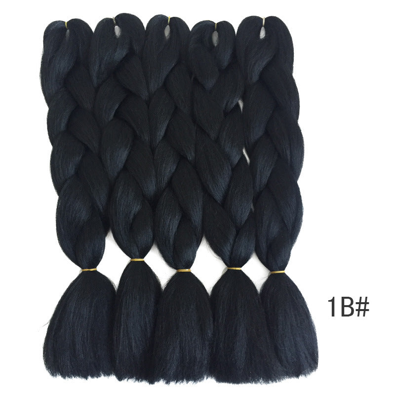 Ajoré African Synthetic Jumbo Braids — Natural Color Dreadlock Crochet Hair Extensions Multiple Colors