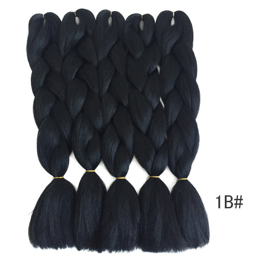 Ajoré African Synthetic Jumbo Braids — Natural Color Dreadlock Crochet Hair Extensions Multiple Colors