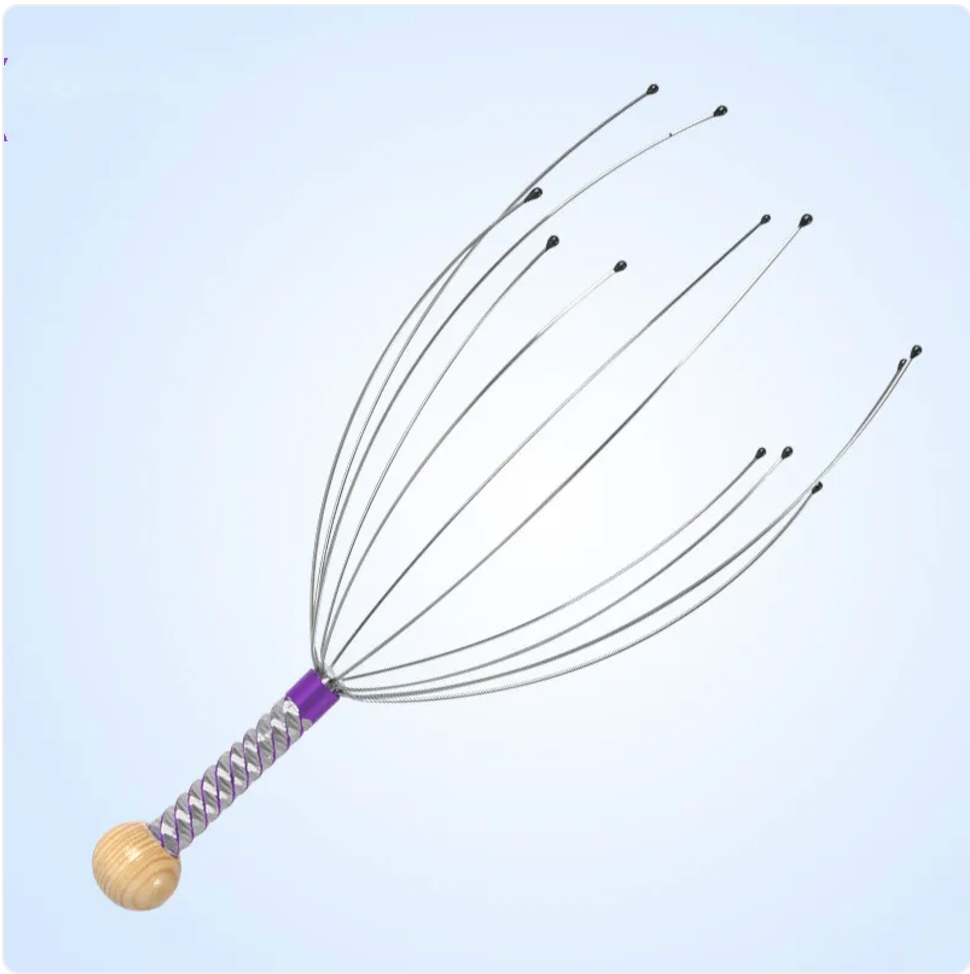 Ajoré Octopus Scalp Massager — Stress Relief Head Massage Tool for Blood Circulation & Relaxation
