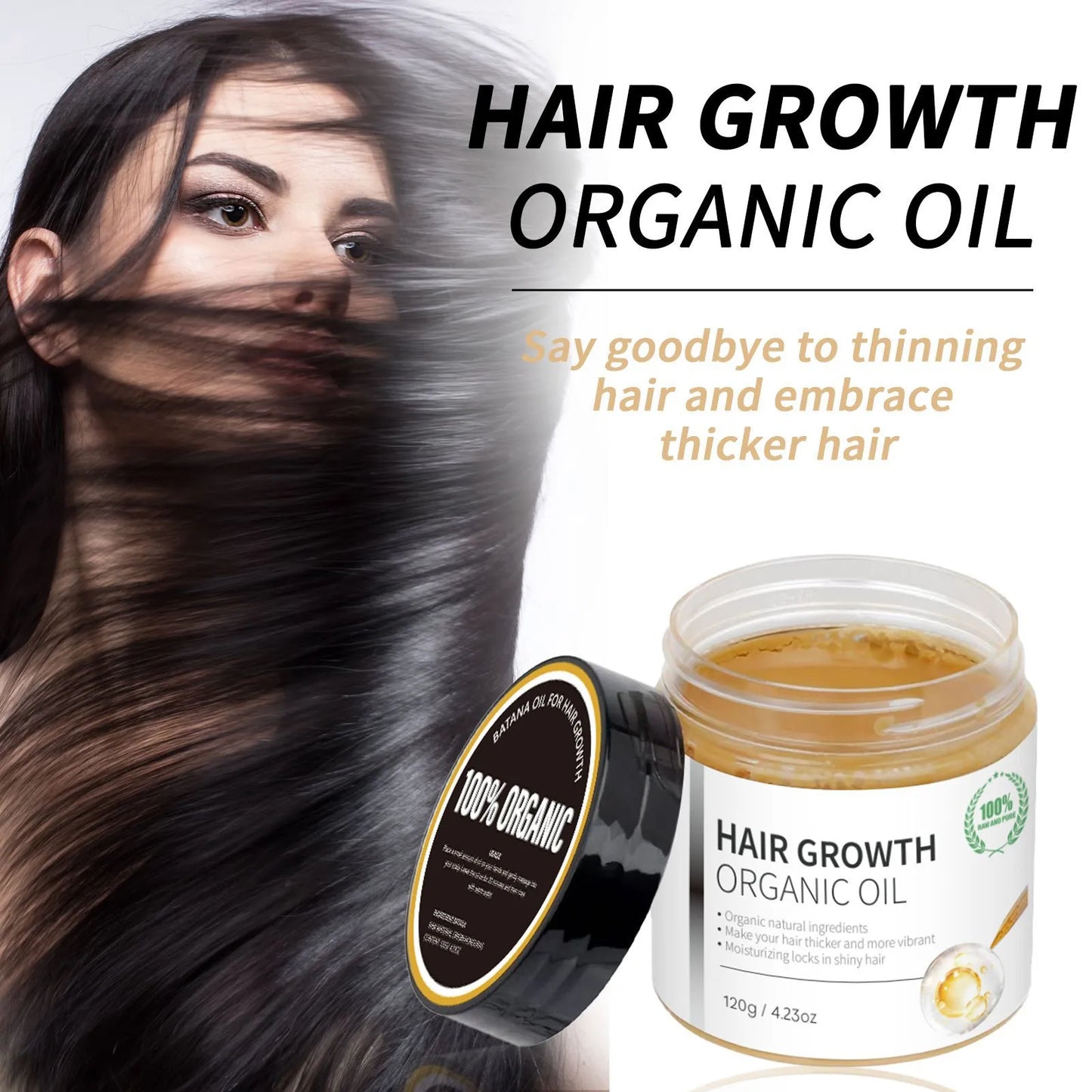Ajoré Batana Hair Mask — Intensive Nourishing Treatment for Hair Growth & Repair