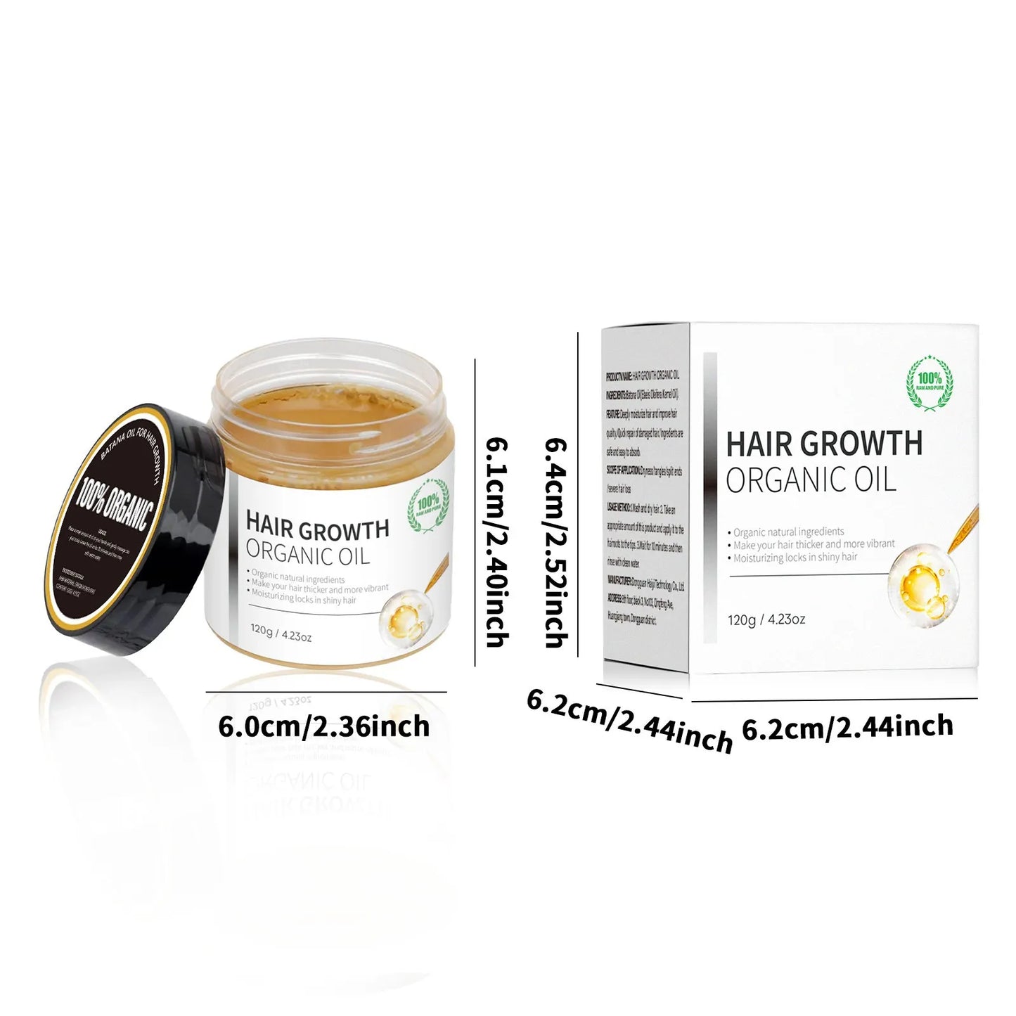 Ajoré Batana Hair Mask — Intensive Nourishing Treatment for Hair Growth & Repair