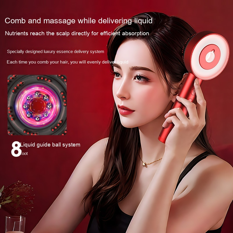 Ajoré Comb Scalp Massager — Electric Hair Growth Massage Comb for Scalp Stimulation & Relaxation