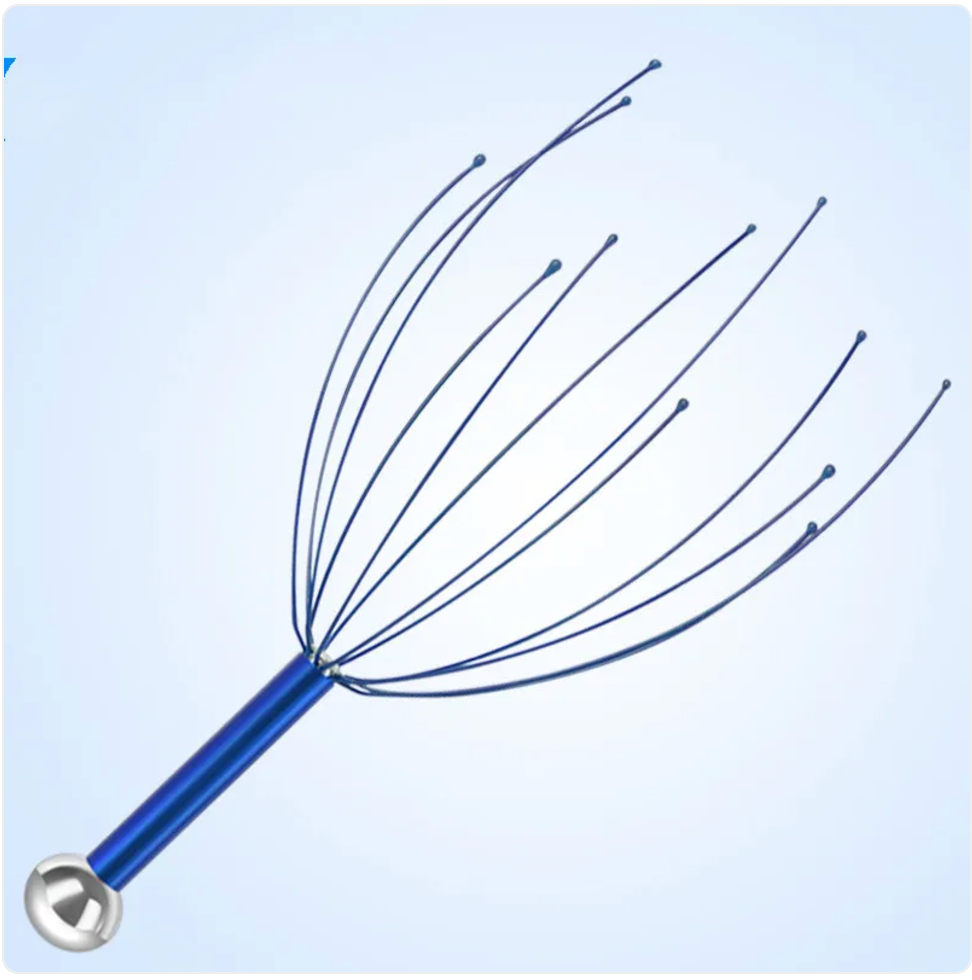 Ajoré Octopus Scalp Massager — Stress Relief Head Massage Tool for Blood Circulation & Relaxation