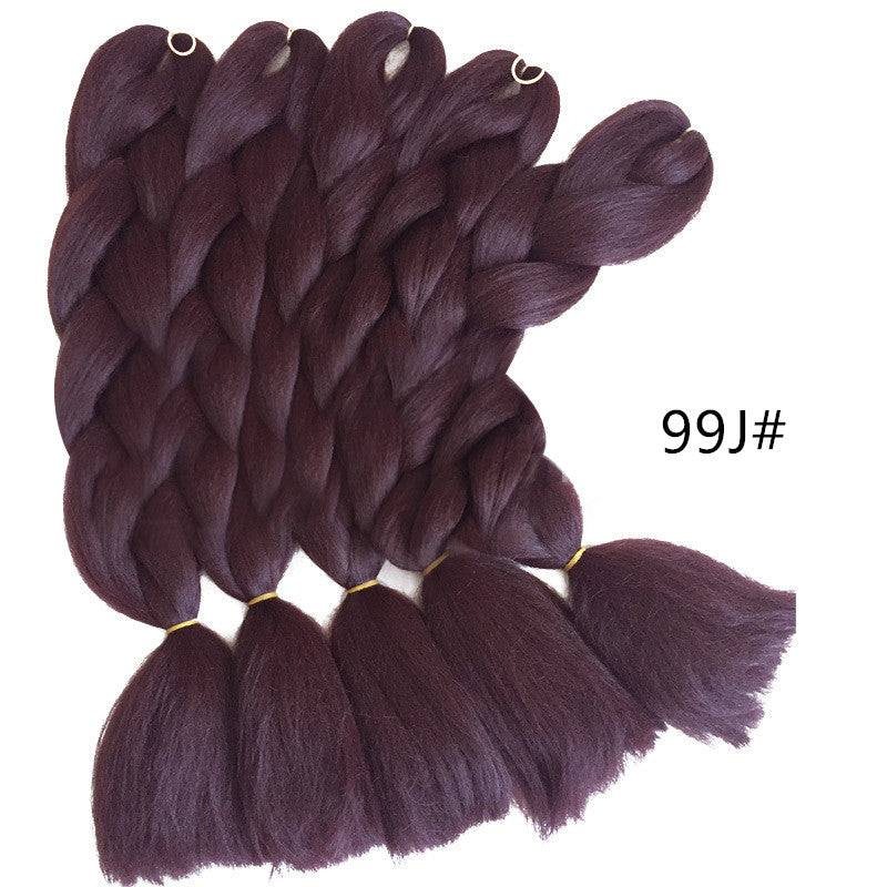 Ajoré African Synthetic Jumbo Braids — Natural Color Dreadlock Crochet Hair Extensions Multiple Colors
