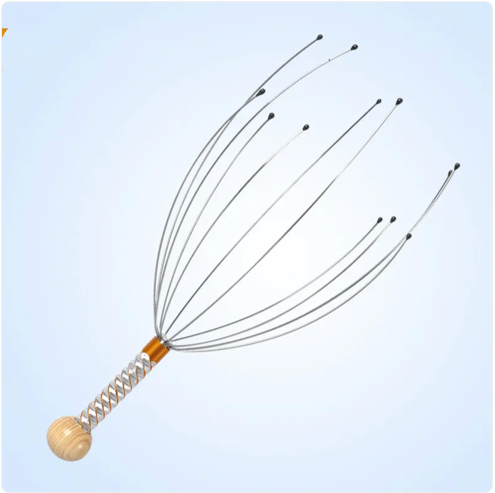 Ajoré Octopus Scalp Massager — Stress Relief Head Massage Tool for Blood Circulation & Relaxation