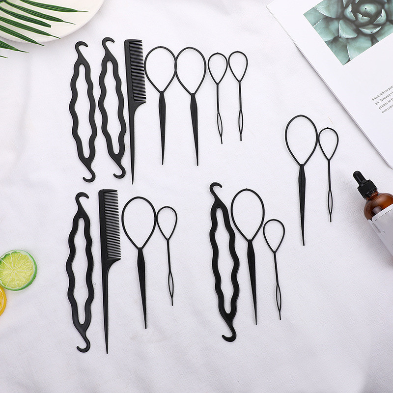 Ajoré Professional Hair Braiding Tool Kit — Hair Disc, Comb, Extension Needle & Hairdressing Set