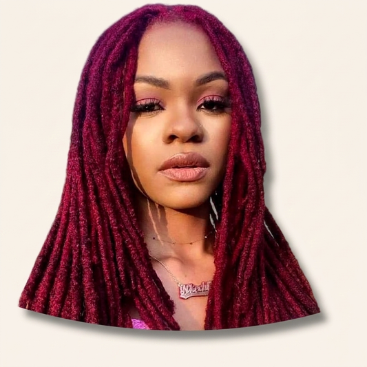 Ajoré Soft Human Hair Dreadlock Extensions — 100% Real Hair Permanent Loc Extensions Dyeable for All