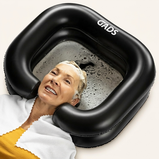 Ajoré Portable Shampoo Bowl — Inflatable Hair Washing Sink for Home Use Dreadlocks & Bedridden Care