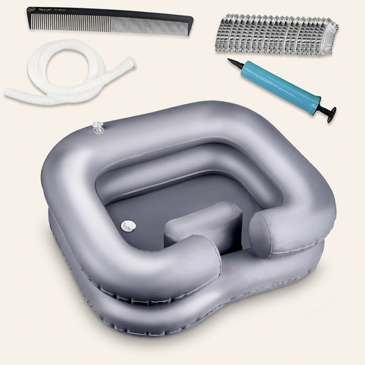 Ajoré Inflatable Hair Washing Basin — Portable Shampoo Bowl for Bedridden Disabled Elderly & Dreadlocks