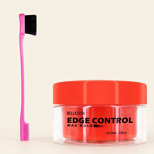 Ajoré Edge Control Hair Shredding Cream — Long Lasting 18hr Hold Wax Stick with Toothbrush