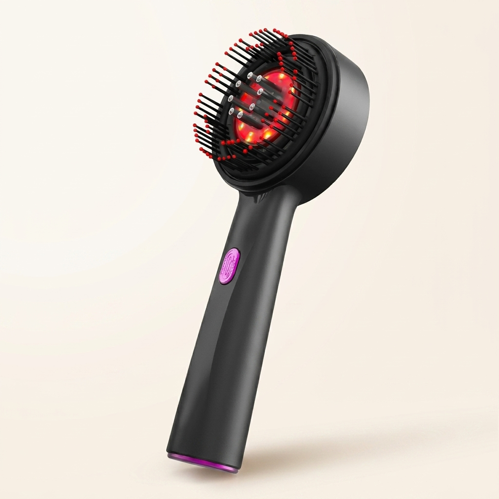 Ajoré Electric Scalp Massager Comb — Red Light Therapy Hair Growth Stimulator for Men & Women