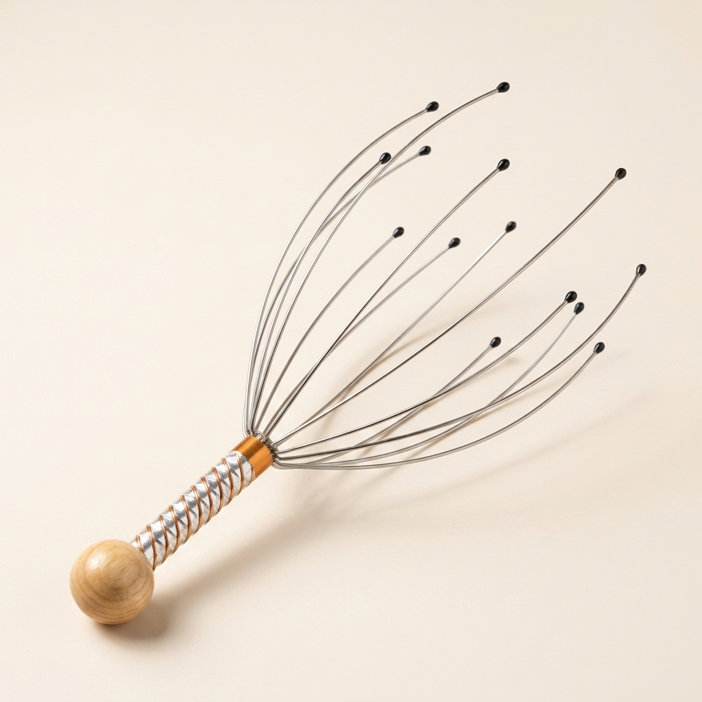 Ajoré Octopus Scalp Massager — Stress Relief Head Massage Tool for Blood Circulation & Relaxation