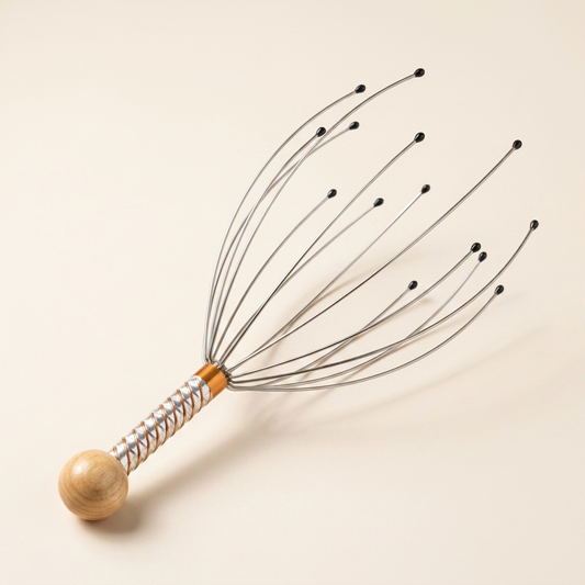Ajoré Octopus Scalp Massager — Stress Relief Head Massage Tool for Blood Circulation & Relaxation