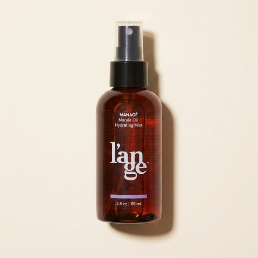 LANGE HAIR Marula Oil Hydrating Mist | Hair Oil for Frizzy Hair | Reduces Frizz & Flyaways | Hair Serum for Dry Hair | Locks in Moisture & Shine | Lightweight Hydrating Hair Oil Spray for Smooth Hair